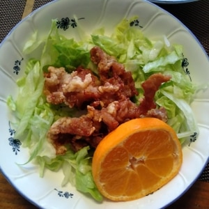 あっという間に出来ちゃう♫豚こま肉の唐揚げ